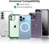 Universal MagSafe Ring, 5 PCS Magnetic Adapter Ring Compatible with Magsafe Accessories for iPhone