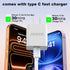 OIZNIAT 10000mAh 17 6 15 14 13 12Pro Portable Charger Power Bank with Type C Charger Powerbank Fast Charging,Not a
