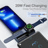 Portable Charger for iPhone Apple Watch,Samsung 5000mAh 20W PD Fast Charging Built-in Foldable USB-C Connector,Travel Power Bank Compatible with iPhone 15/14/13/12 Plus/Pro/Max/iWatch9/8/7/6/Se
