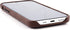Dockem Wallet Case for iPhone 12 & 12 Pro, Built-in Metal Plate for Magnetic Mounting, 2 Credit Card Holders (Brown)