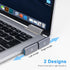 90 Degree USB3.0 Adapter (2 Pack), Left and Right Angle USB A Male to Female Converter for PC, Laptop, Power Bank