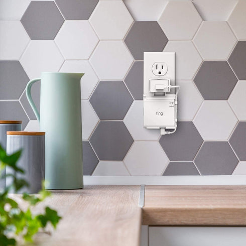 Outlet Wall Mount Hanger Holder Stand for The Ring Smart Lighting Bridge