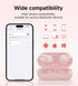 King Lucky i21 Open Ear Clip On Earbuds, Wireless Bluetooth Ear Clip Headphones with Mic, Noise Cancelling, Waterproof