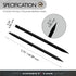 Conext Link 5X Nylon Plastic Spudger Stick Pry Opening Repair Tools for iPhone, iPad, Laptops
