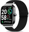 Lamshaw 19mm Stretch Elastics Nylon Adjustable Replacement Strap Accessories Compatible for Fitpolo IDW15 Smartwatch