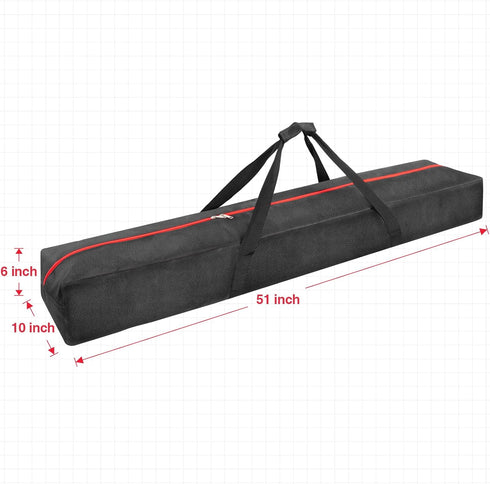 EMART Heavy Duty Tripod Bag, 51x10x6 in Padded Carrying Case with Handles and Built-in Pockets