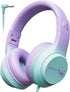 awatrue Kids Headphones, 74/85/94dB Volume Limiter, Foldable Wired Over Ear Headphones for
