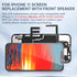 for iPhone 11 Screen Replacement 6.1 inch Assembled with Ear Speaker Assembly, Earpiece, 3D Touch LCD Display Digitizer