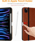 DTTO 12.9 6th 5th 4th 3rd 2022/2021/2020/2018, for iPad Pro / / / Generation Case Premium Leather Folio Stand Cover