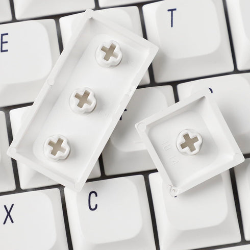 YMDK 127 Ultra-slim Mac Style MX Low Profile Dye Sub PBT Keycaps for 61 64 68 75 84 87 96 108 Layout Mechanical