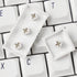 YMDK 127 Ultra-slim Mac Style MX Low Profile Dye Sub PBT Keycaps for 61 64 68 75 84 87 96 108 Layout Mechanical