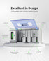 EBL 9V Universal Smart Battery Charger with Discharge Function Multi-Bay Rapid Charger for C D AA AAA Ni-MH Ni-CD