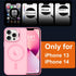 Magnetic iPhone 13 & 14 Case, Compatible with Magsafe, Built-in Stash Stand, Matte Scratch-Resistant Shockproof Cover