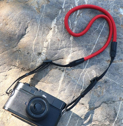 Quick Release Camera Neck Strap, Adjustable Shoulder Belt for Mirrorless Digital Cameras, 30-53inch Red