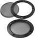 10" Universal Black Speaker Grille Mesh Cover, Round Protective Ring for Cars Home Stereo DIY Accessories