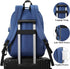 YAMTION 15.6 Inch Laptop Backpack for Women, USB Backpack for Business Work Office, Dark Blue