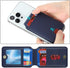 Cavor Magsafe Wallet for Apple Wallet, Magnetic Phone Magsafe Wallet for iPhone 15/14/13/12 Series, Blue