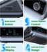 KAIY 3.5mm Bluetooth Receiver for Home Stereo, Low Latency Optical & Coaxial Bluetooth Audio Adapter with AUX, Wireless