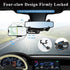 Car Phone Holder for Rearview Mirror, 360 Rotatable and Retractable, Fits 4.0-7.0 Inch Smartphones, Mirror-Black