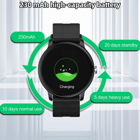 Smartwatch for Women, 1.3” Fitness Tracker with 100+ Sport Modes, IP67 Waterproof, Heart Rate & Sleep Monitor (Pink,