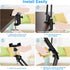 Overhead Camera Mount with Ring Light, 6’’ Phone Mount for iPhone Camera Webcam, Articulating Arm