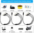 GGIPOWY 5.5x2.5mm 3-Pack, 1 3 18AWG 12V/24V 10A Router2.3FT DC Power Splitter Cable to Way High Current Compatible