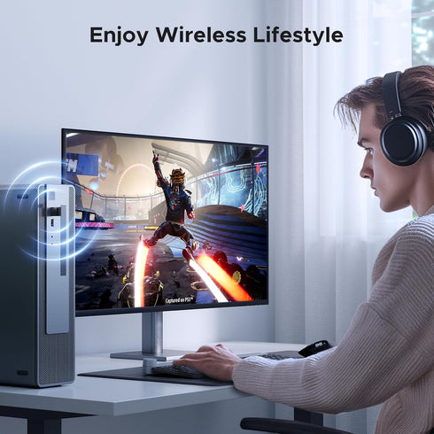 UGREEN 5.4 11/10/8.1, USB Bluetooth Adapter for PC Bluetooth Dongle Receiver EDR & BLE, Plug & Play Supports Windows
