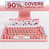 70PCS Raised Keyboard Stickers for Long Nails, Universal Nail Art Keyboard Bubbles, Self-Adhesive Keyboards for Long