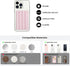 Silicone Double-Sided Suction Phone Case Detachable Mount - Hands-Free, Easy to Clean, Baby Pink