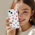 Idocolors 13 for iPhone Pro - Cute Cherry Case for Women, Clear Slim Crystal Case, Anti Peel Off, Not Yellowing