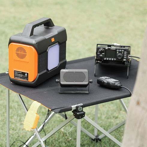 Xiegu GY03 3.5mm Plug Rectangular External Speaker with Stereo Sound for CB/Mobile/Ham Radio, Compatible with Xiegu