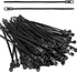Zip Ties with Screw Hole, 150 Pcs, 6 inch 48 lbs Electrical Cable Ties Straps, Heavy Duty Nylon Zip Tie (Black)