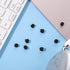 JIYIN 30Pcs Ends(15 0.2'' 0.28'') Rubber Tips for Stylus Pens, Replacement Nibs for Touch Screen Pen Soft Rubber Tips
