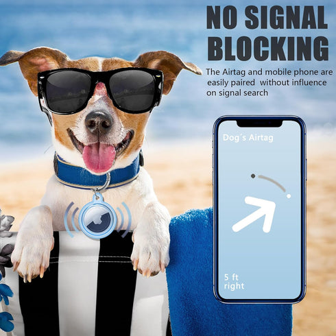 4 Pack Waterproof Airtag Holder Case with Keychain, Shockproof & Scratchproof for Pet Tracking, Bags, Kids, Keys,