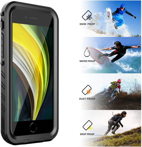 SPORTLINK Waterproof Case for iPhone SE 3rd 2022/iPhone SE 2nd 2020/iPhone 7/8 - Rugged Full Body Shockproof Dustproof
