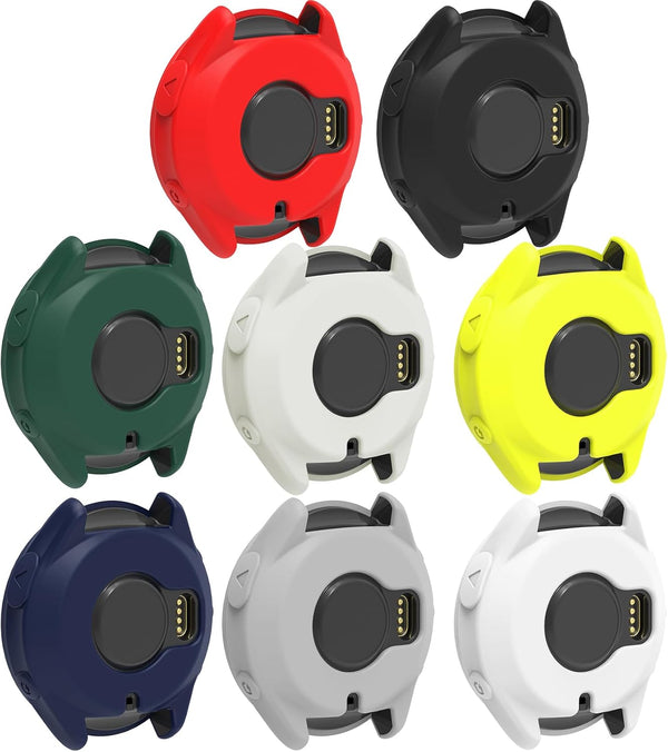 Smartwatch Accessories for Garmin Forerunner 965 - Silicone Protective Case Cover Shell, Soft and Durable, 8 Colors