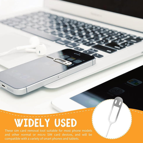 TOODOO 4 Sim Card Removal Tool Phone Chip Remover Unlock Chip Sim Card Tray Eject Pin Tool Needle Opener Ejector