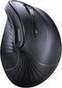 UGREEN Vertical Mouse Wireless, Bluetooth 5.0+2.4G Ergonomic Mouse, 5 Buttons, 1000/1600/2000/4000 DPI, Black