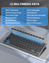 TECKNET Wireless Keyboard and Mouse Combo, Mini Cordless Computer Set, 2.4GHz, Silent Adjustable 1600 DPI, Quiet Click