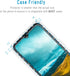 HPTech Tempered Glass Screen Protector (2 Pack) for T-MOBILE REVVL 6 5G / REVVL 6x 5G, Anti-Scratch, Bubble-Free.