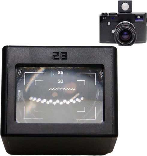 Generic 28mm Optical Waist Level Viewfinder, Replacement Camera External Optical Viewfinder Waist Level