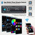 SIXWIN Single Din Car Stereo with Bluetooth 5.0, Hands Free Calling, FM Radio, USB AUX Port, Remote Control