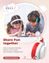 iClever HS19 Kids Headphones with Microphone, 85/94dB Volume Limiter - Shareport - Over Ear Stereo Headphones for Kids,