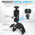 XIEACHUR 1/4 Inch Super Clamp Camera Mount Double Ball Head Magic Arm with Threads Universal Mount for Monitor Light