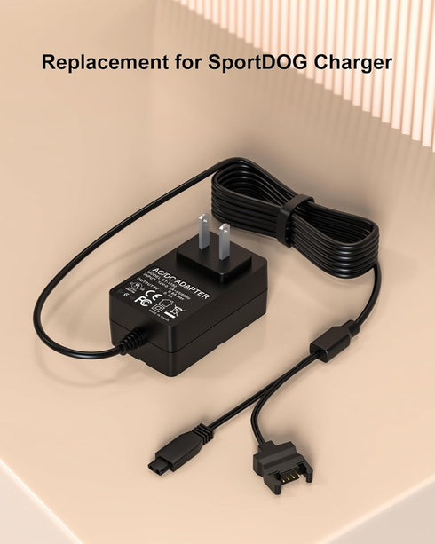 VHBW Replacement for SportDOG Charging Adaptor Only Compatible with SD-575E & SD-875E Remote Trainer