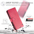 STARSHOP Compatible with Moto G Power 2021 Phone Case, with Tempered Glass Screen Protector, PU Leather Wallet,