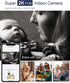 MUBVIEW Cameras for Home Security, 2.4G WiFi 2K Indoor Wired Baby/Pet Camera with Night Vision, 24/7 Record, 2-Way Audio
