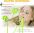 MAXROCK Mp3, 3.5mm, Wired Sleep Earphones Soft Sleep Earbuds Total Silicon Sleeping Headphones with in-line Mic