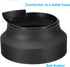 82mm PATIKIL Camera Lens Hood, Rubber Collapsible Lens Protector Anti-Reflection Blocks Excess Sunlight Enhance Camera