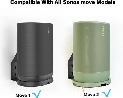 Monzlteck Wall Mount for SONOS Move, Compatible with Move1 and Move2